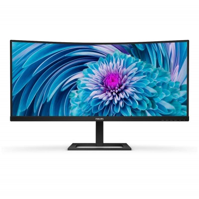 Monitor Philips 346E2CUAE 00 34'' WQHD VA AMD Free-Sync LED Nero