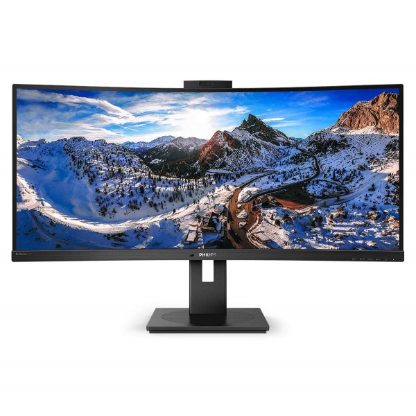 Monitor Philips 346P1CRH/00 34'' WQHD VA USB-C HDMI HDR LED nero