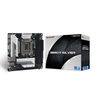 Scheda Madre Biostar B660T-Silver socket 1700 Mini-ITX