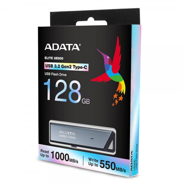 Pendrive ADATA UE800 Elite 128 GB USB C 3.2 argento