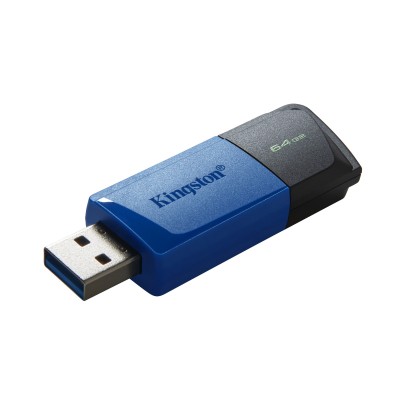 Pendrive Kingston DataTraveler Exodia M 64 GB USB A 3.2 blu nero