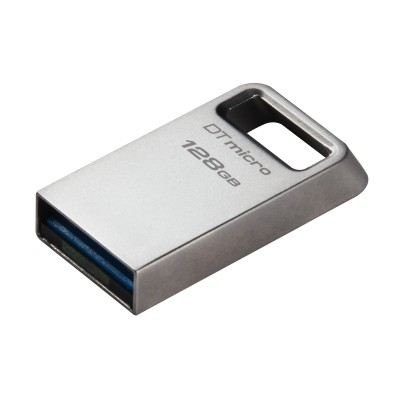 Pendrive Kingston DataTraveler Micro 128 GB USB A 3.2 argento