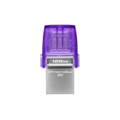 Pendrive Kingston DataTraveler microDuo 3C 128 GB USB A 3.2 Viola