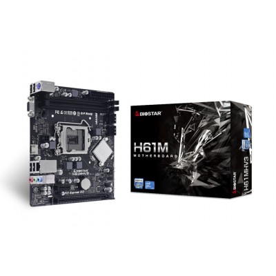 Scheda Madre Biostar H61MHV3 Intel® H61 LGA 1155 Socket H2 micro ATX