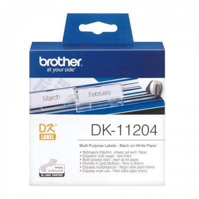 Etichetta Brother DK-11204 17x54 mm