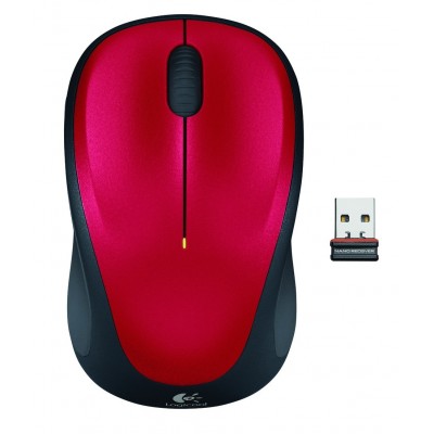 Mouse Logitech M235 Wireless rosso