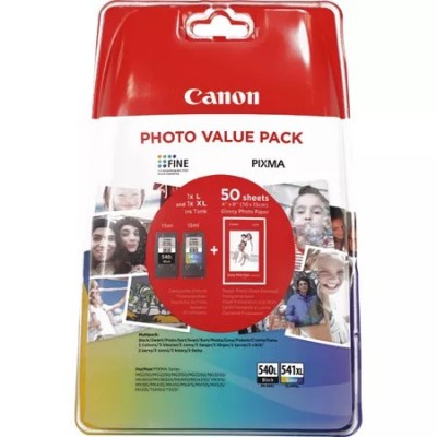 Canon Value Pack nero   differenti colori PG540L CL541XL Photo Value Pack 5224B007