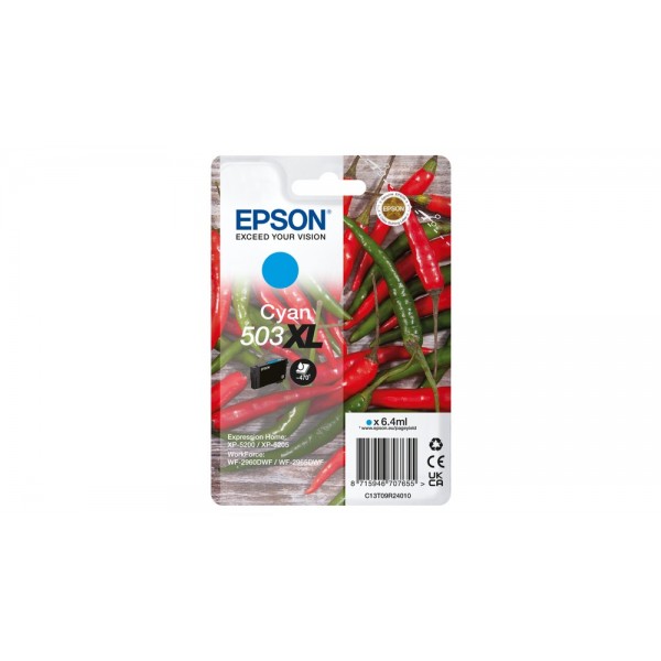 Cartuccia Epson d'inchiostro ciano C13T09R24010 503 XL ~470 pagine 6,4ml