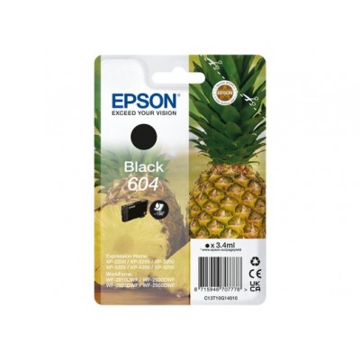 Cartuccia Epson d'inchiostro nero C13T10G14010 604 ~150 pagine 3,4ml