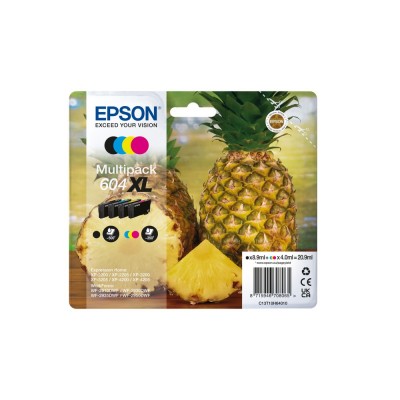 Multipack Epson nero   ciano   magenta   giallo C13T10H64010 604 XL ~1550 pagine 4ml