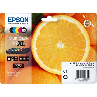 Cartucce Multipack Epson nero   ciano   magenta   giallo   Nero C13T33574011 T3357 5