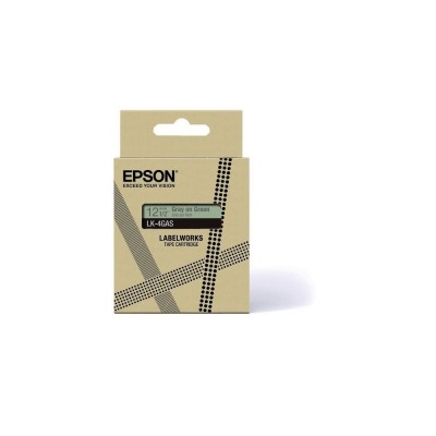 Nastro Epson Grigio su verde chiaro LK4GAS C53S672105