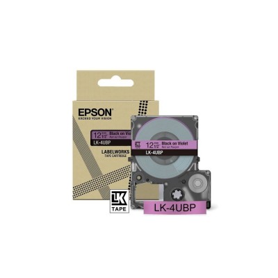 Nastro Epson nero su Violetto LK4UBP C53S672101