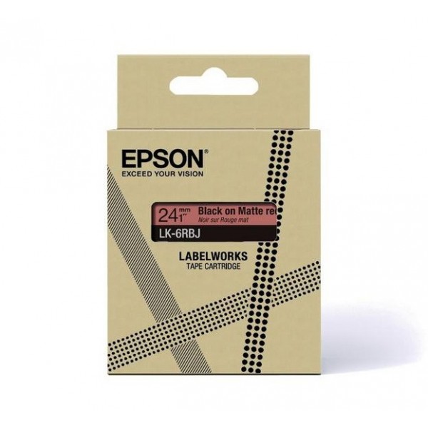 Nastro Epson nero su Rosso LK5RBJ C53S672072