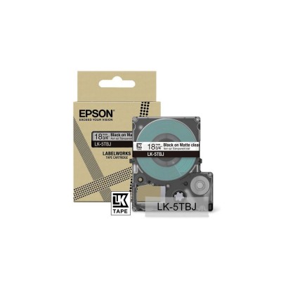 Nastro Epson nero su Trasparente LK5TBJ C53S672066