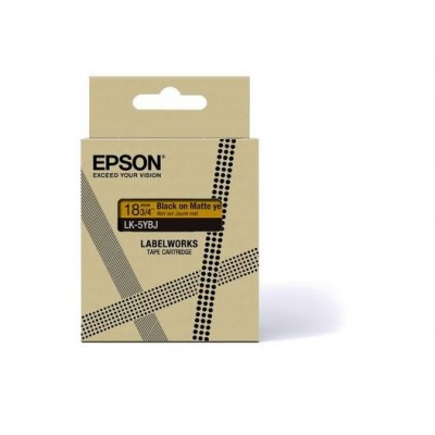 Nastro Epson nero su giallo LK5YBJ C53S672075