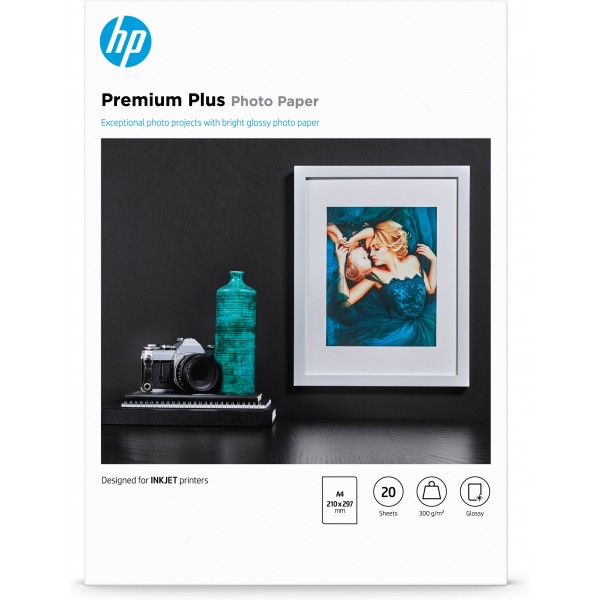 HP Carta Bianco CR672A Premium Plus 20 fogli