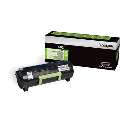 Lexmark toner nero 502 50F2000 1500 pagine cartuccia di stampa riutilizzabile