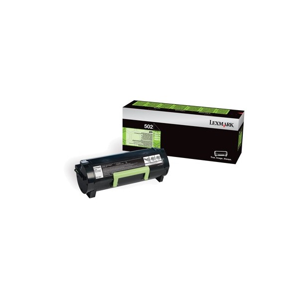 Lexmark toner nero 502 50F2000 1500 pagine cartuccia di stampa riutilizzabile