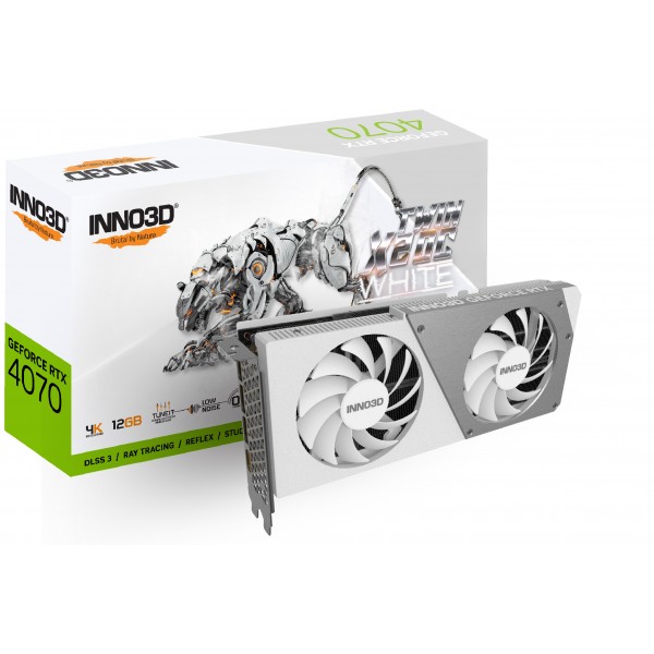 Scheda video Inno3D GeForce RTX 4070 12GB X2 OC WHITE