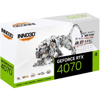 Scheda video Inno3D GeForce RTX 4070 12GB X2 OC WHITE