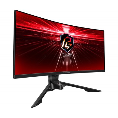 Monitor ASRock Phantom Gaming PG34WQ15R3A 34'' Curvo 165Hz