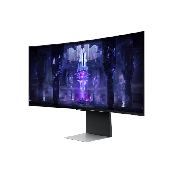 Monitor SAMSUNG Odyssey G8 S34BG850SU 34'' UWQHD USB-C AMD Free-Sync Premium OLED Argento