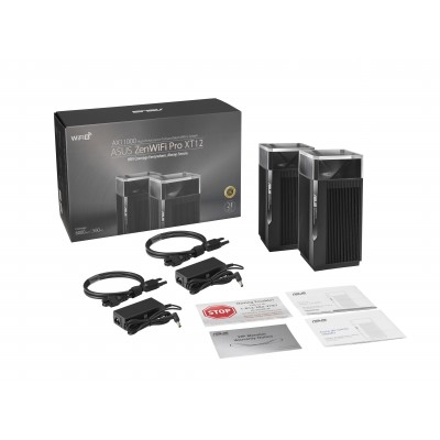 Router Asus ZenWiFi Pro XT12 AX11000 confezione da 2 nero