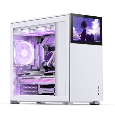 Case Jonsbo D41 Screen ATX vetro temperato bianco