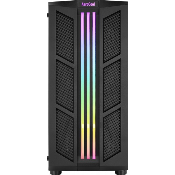 Case Aerocool Prime v1 Nero Vetro Temperato Midi Tower