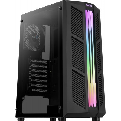 Case Aerocool Prime v1 Nero Vetro Temperato Midi Tower