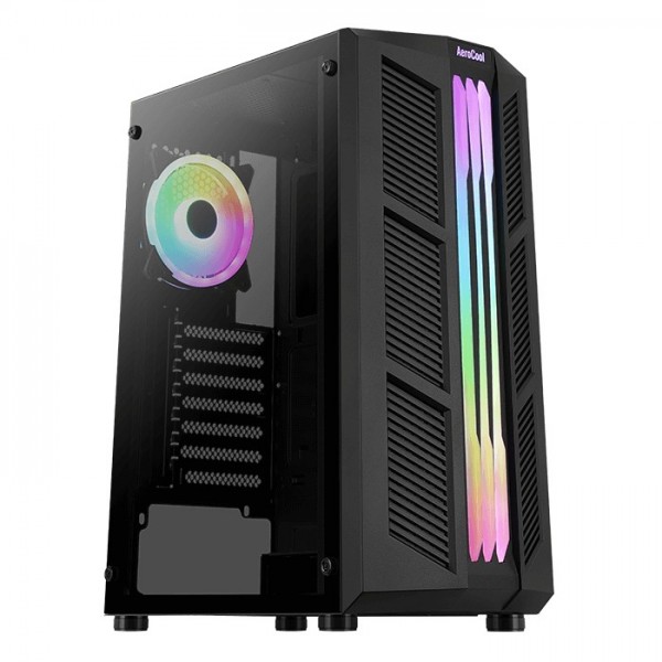 Case Aerocool Prime v2 Nero Vetro Temperato Midi Tower