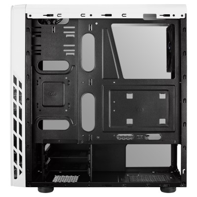 Case Aerocool Rift White Bianco Nero Vetro Temperato Midi Tower