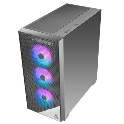 Case Azza Aero 480 Nero Parte Anteriore In Rete Midi Tower