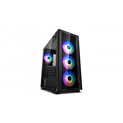 Case DeepCool MATREXX 50 ADD-RGB 4F Nero Midi Tower Vetro Temperato E-ATX