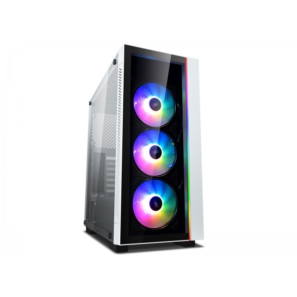 Case DeepCool Matrexx 55 V3 ADD-RGB WH 3F Bianco Midi Tower Vetro Temperato E-ATX