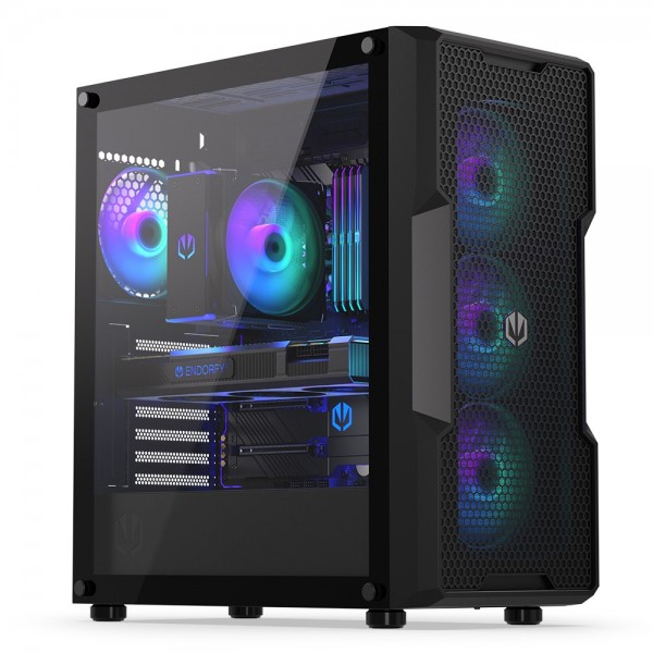 Case ENDORFY Regnum 400 ARGB Nero Midi Tower Vetro Temperato