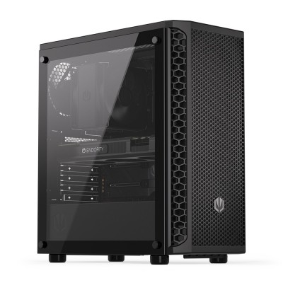 Case ENDORFY Signum 300 Core Nero Midi Tower Vetro Temperato