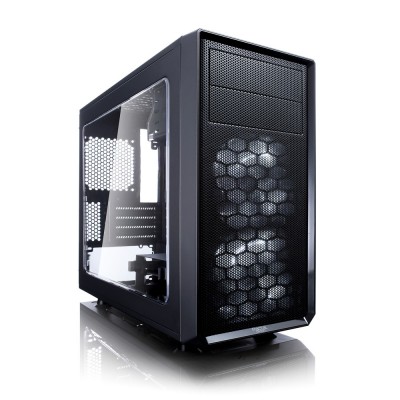 Case Fractal Design Focus G Mini Nero Midi Tower Vetro Micro-ATX