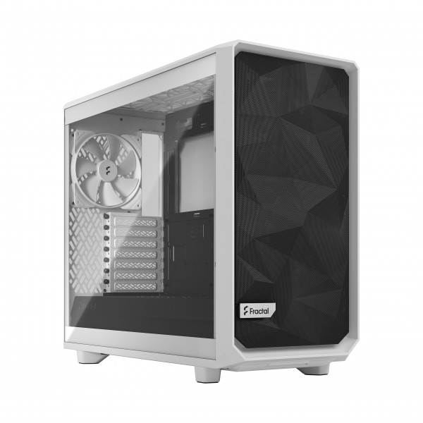 Case Fractal Design Meshify 2 Lite Bianco TG Trasparente Bianco Midi Tower E-ATX