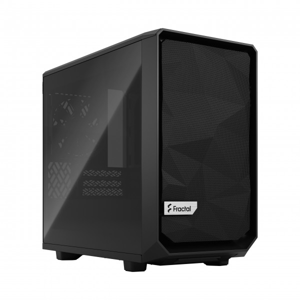 Case Fractal Design Meshify 2 Nano Black TG tinta scura Nero Vetro Temperato Midi Tower Mini DTX