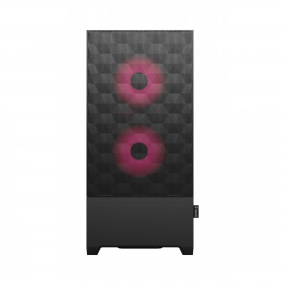 Case Fractal Design Pop Air RGB Magenta Core TG Clear Tint Nero Magenta Midi Tower Vetro Temperato