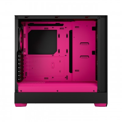 Case Fractal Design Pop Air RGB Magenta Core TG Clear Tint Nero Magenta Midi Tower Vetro Temperato