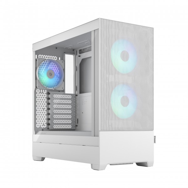 Case Fractal Design Pop Air RGB White TG Clear Tint Midi-Tower Bianco