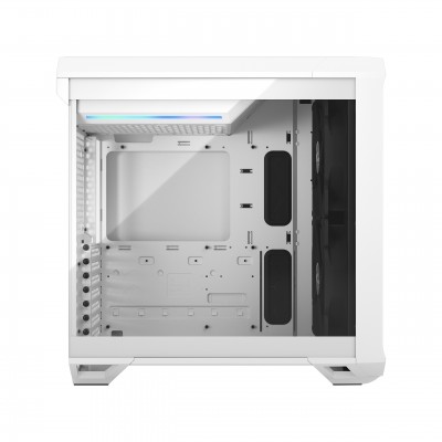 Case Fractal Design Torrent Compact White TG Clear Tint Bianco Midi Tower Vetro Temperato E-ATX