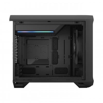 Case Fractal Design Torrent Nano Black TG Dark Tint Nero Vetro Temperato Midi Tower Mini ITX