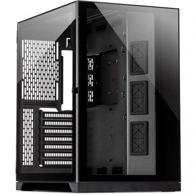 Case Inter-Tech C-702 Diorama Nero Vetro Temperato Midi Tower