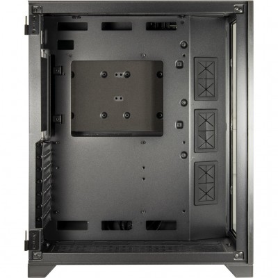 Case Inter-Tech C-702 Diorama Nero Vetro Temperato Midi Tower