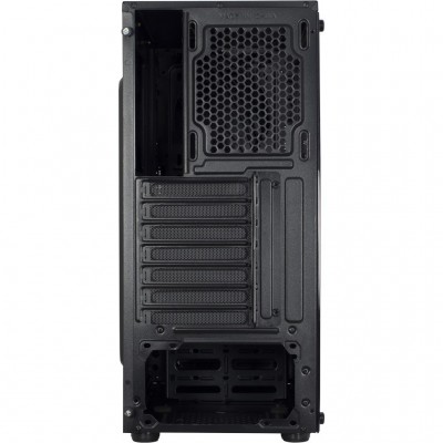 Case Inter-Tech T-11 TELEVEN Nero Midi Tower Pannello Laterale In Vetro Acrilico