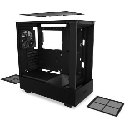 Case NZXT H5 Flow RGB Midi-Tower Nero